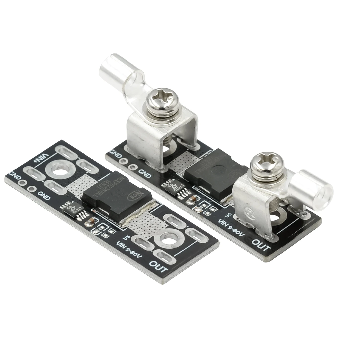 9-80V 50A High Current Ideal Diode Module Solar Anti-reverse Charging Anti-Reverse Current Protection with Binding Post