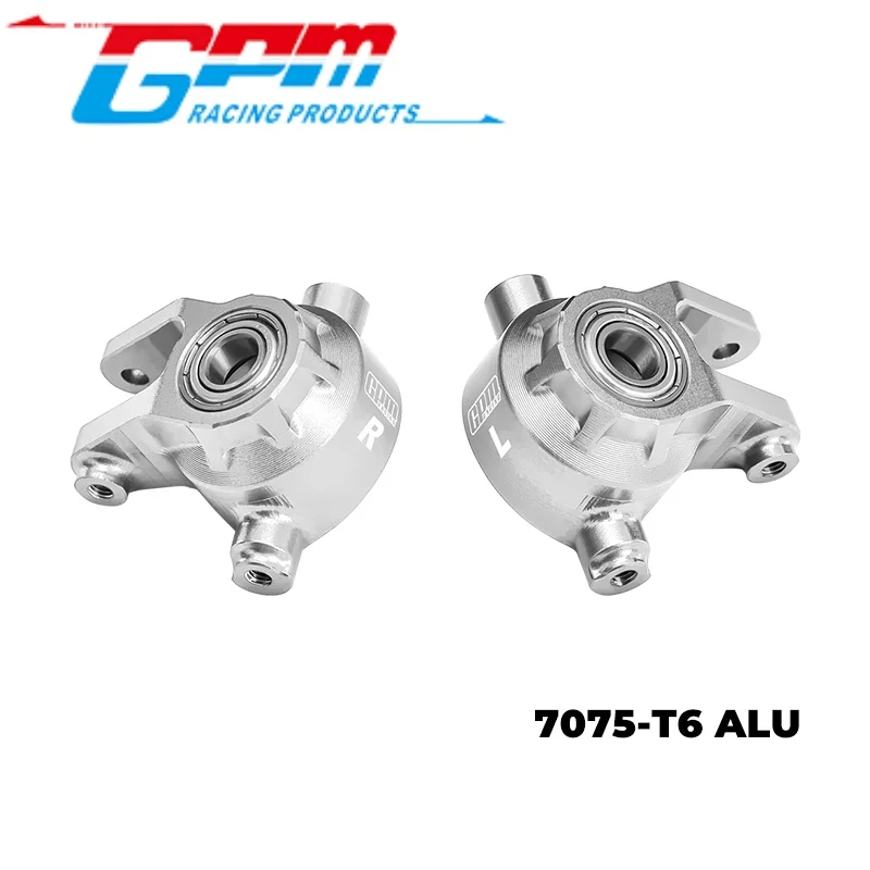 GPM TJ021 7075 BLOCCHI DI Sterzo Anteriore IN LEGGIO CON CUSCINETTO OVERSIZE PER TRAXXAS 1/8 JATO 4X4 VXL / 1/10 BIGFOOT 4X4 / FORD F-150 RA