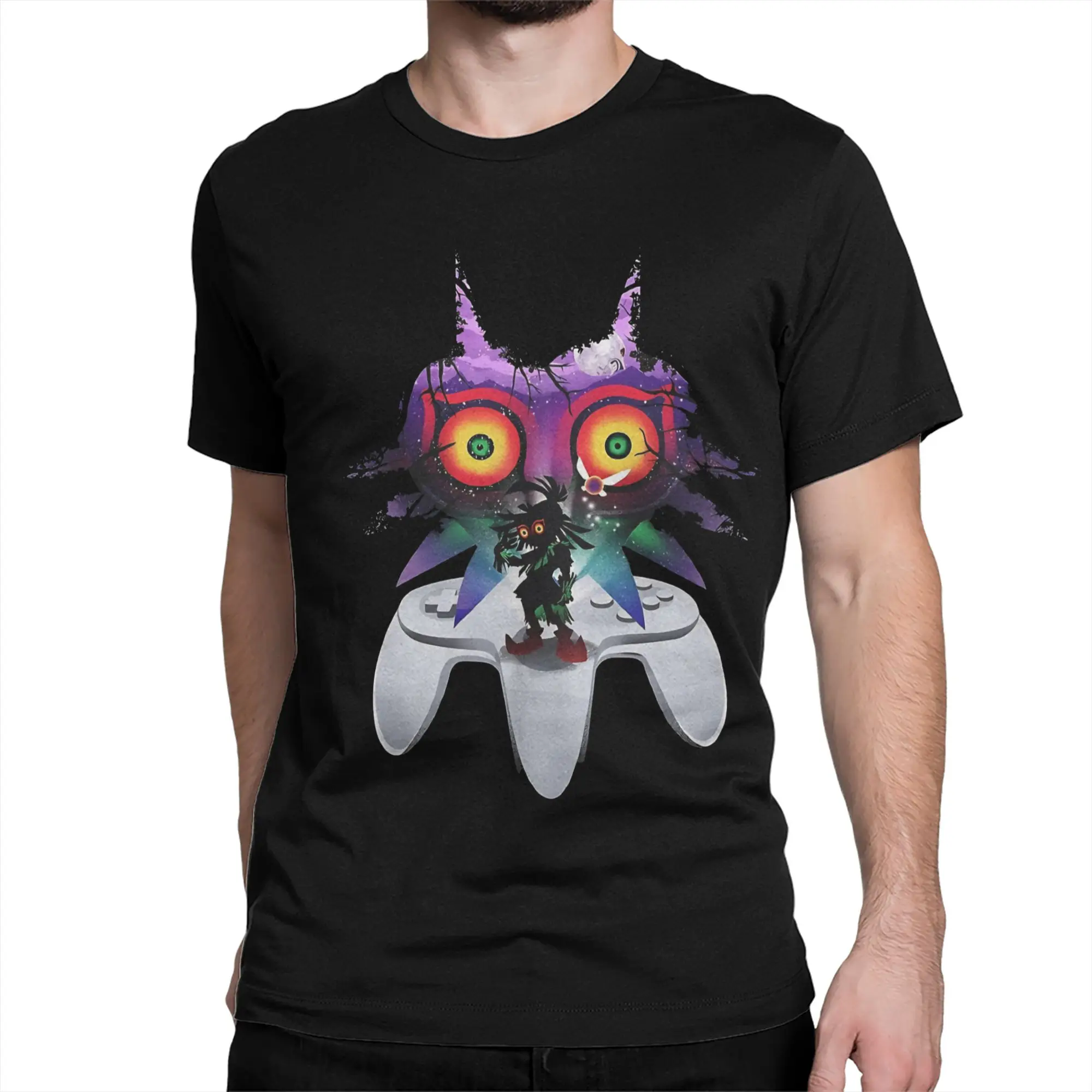 Men Women Gaming Majoras Mask Zeldas Legend T Shirt Cotton Tops Cool Short Sleeve Crewneck Tee Shirt Gift Idea T-Shirt