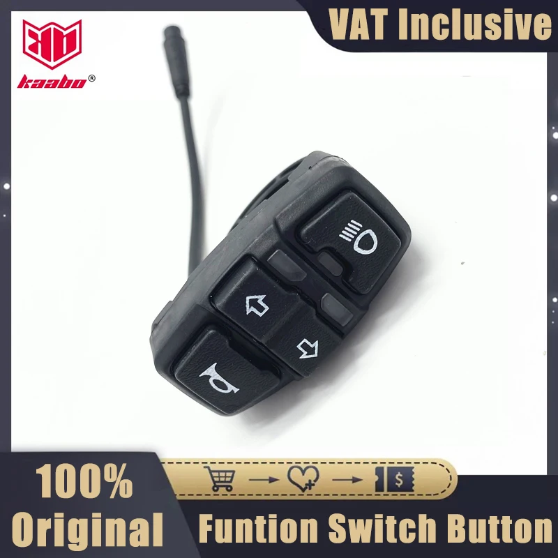 Original Funtion Switch Button For Kaabo Mantis 10 Mantis 8 Electric Scooter Kaabo & IO Hawk legend Scooter Turn Signal Control