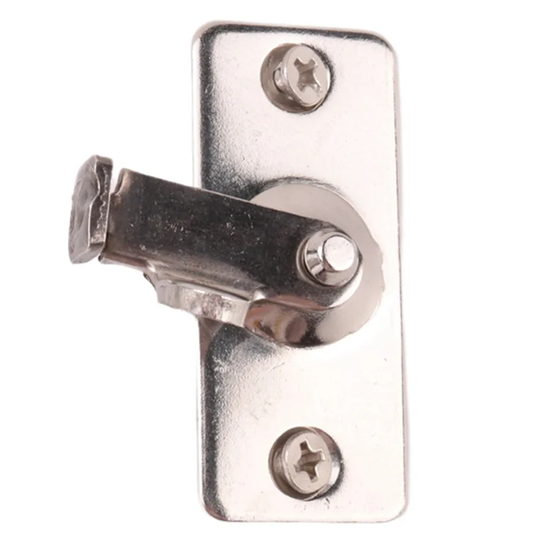 ABGR-3X الحمام الفولاذ المقاوم للصدأ الحلي لوازم الأبواب أقفال الباب انزلاق الزاوية اليمنى قفل الباب مشبك