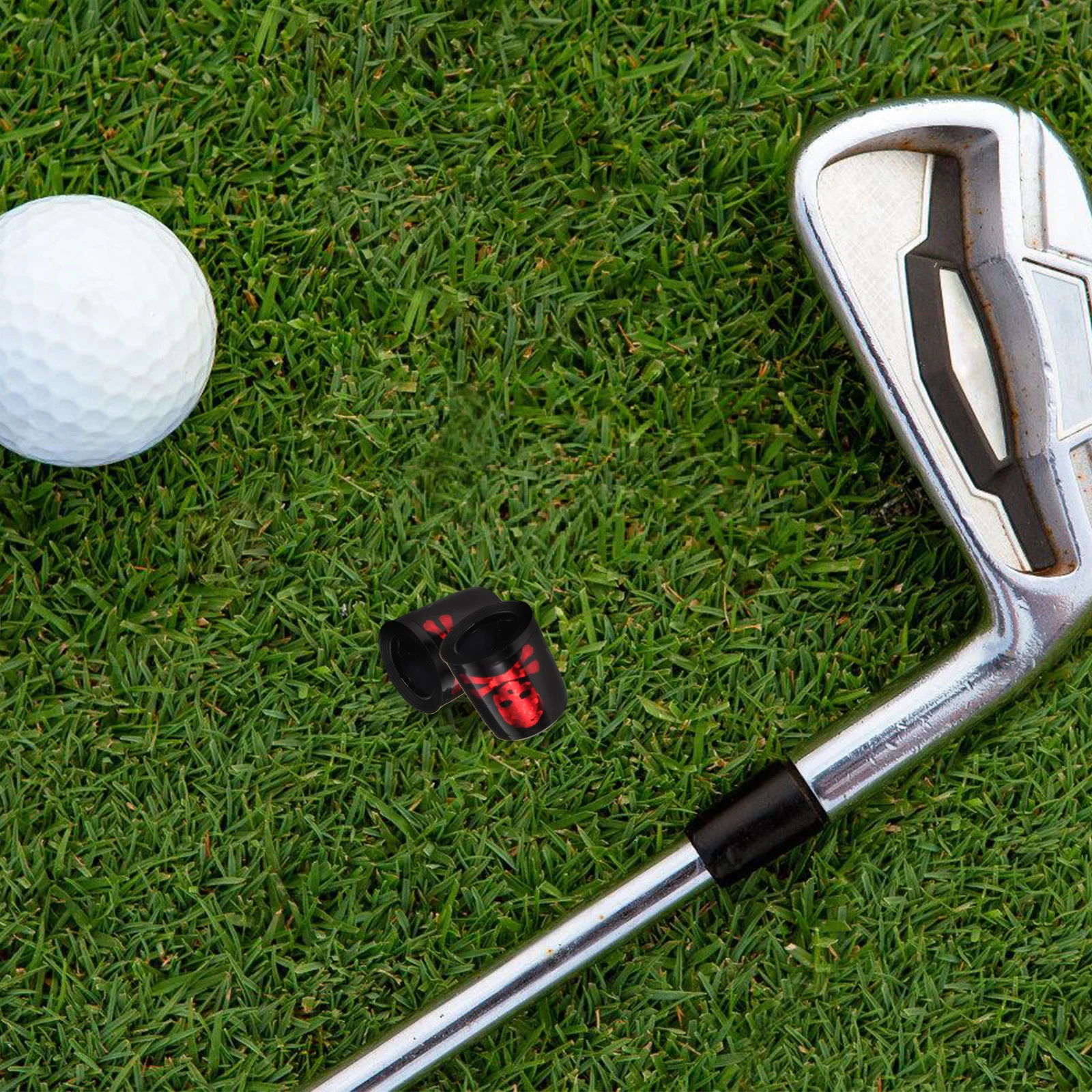 

2 Pcs Golf Club Rubber Cover Golfing Clubs Ferrules for Golfs Plastic Covers Supplies