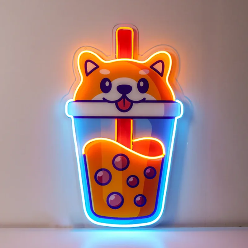 STLF Boboidol UV Print Neon Sign Custom Dropshipping Supplies Neon Sign Custom logo Neon Party Business Shop Advertising logo Si