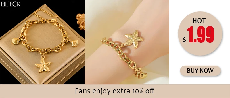 EILIECK 316L Edelstahl Geometrisches Dickes Kettenarmband für Damen, Trendiges 18K Vergoldetes Wasserdichtes Schmuckgeschenk – Detail 5