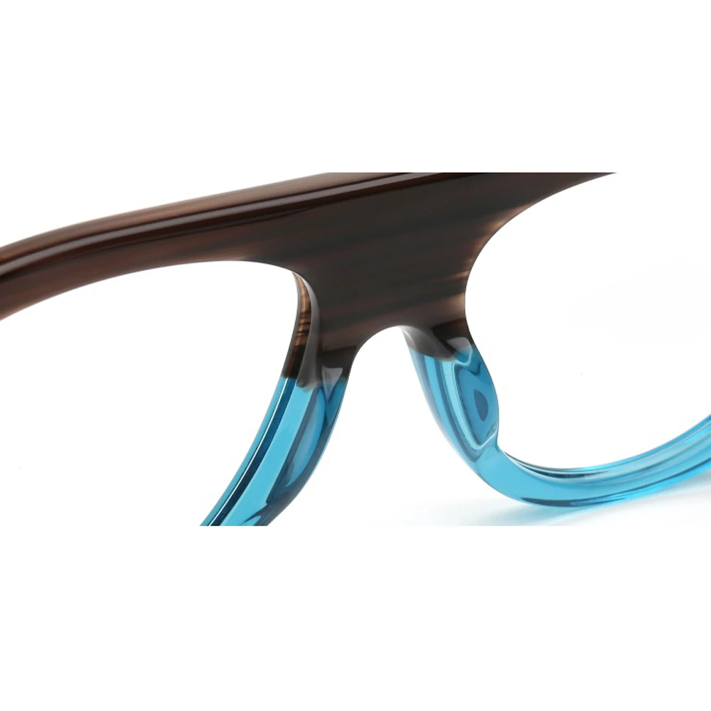 العصرية البيضاوي نظارات بمادة الخلات إطارات النساء القط العين النظارات البصرية الفاخرة الرجال وصفة طبية نظارات السلحفاة نظارات كبيرة الحجم