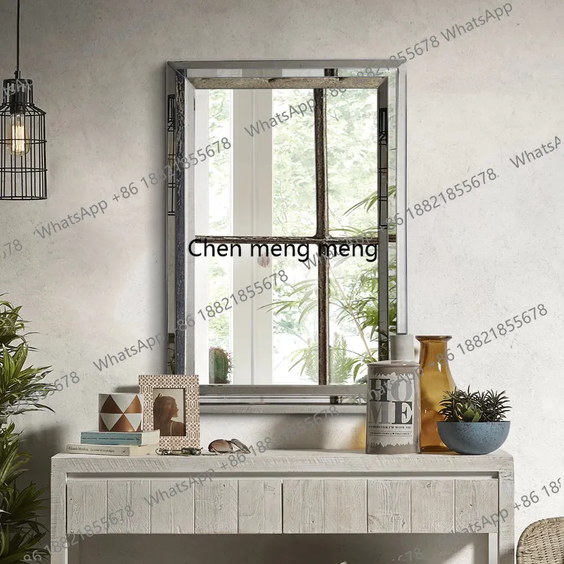 YL Nordic bathroom vanity mirror, minimalist styling mirror creative art, custom modern mirror