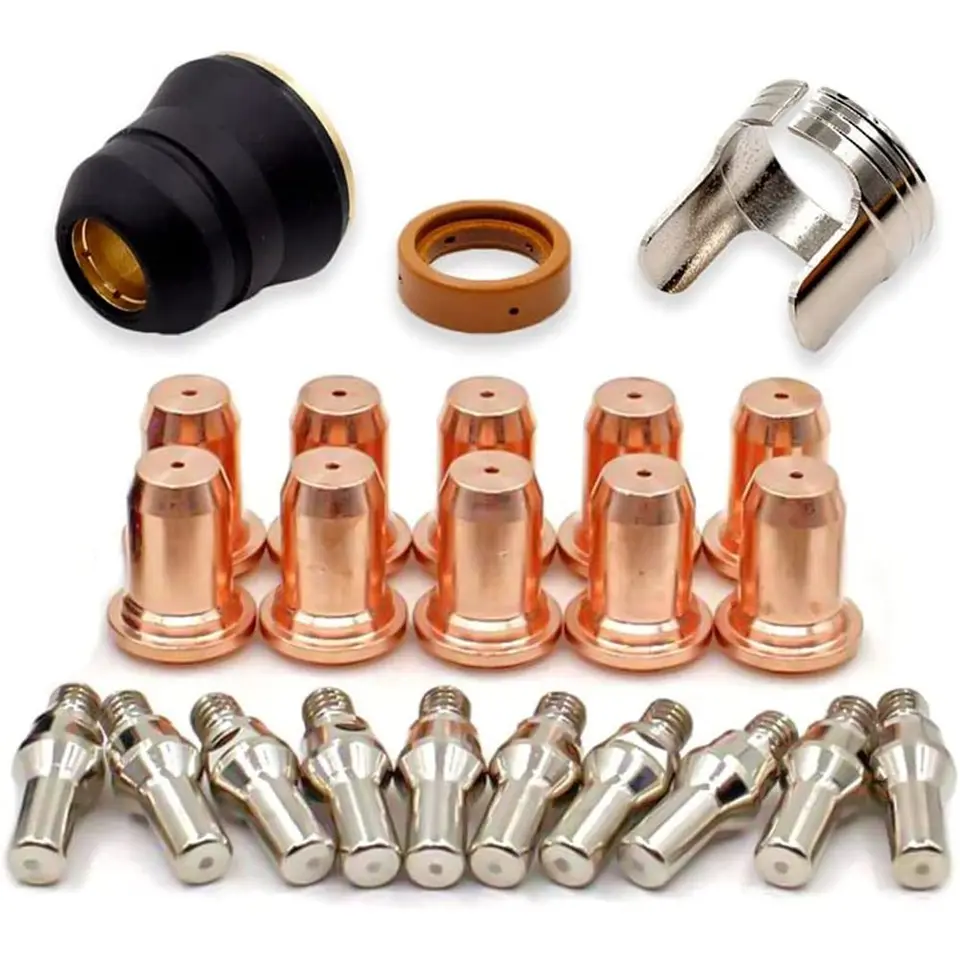 Kit De Consommables Pour Plasma – 22 Pièces PT-60, IPT-40, PT40 – électrodes, Embouts, Buse