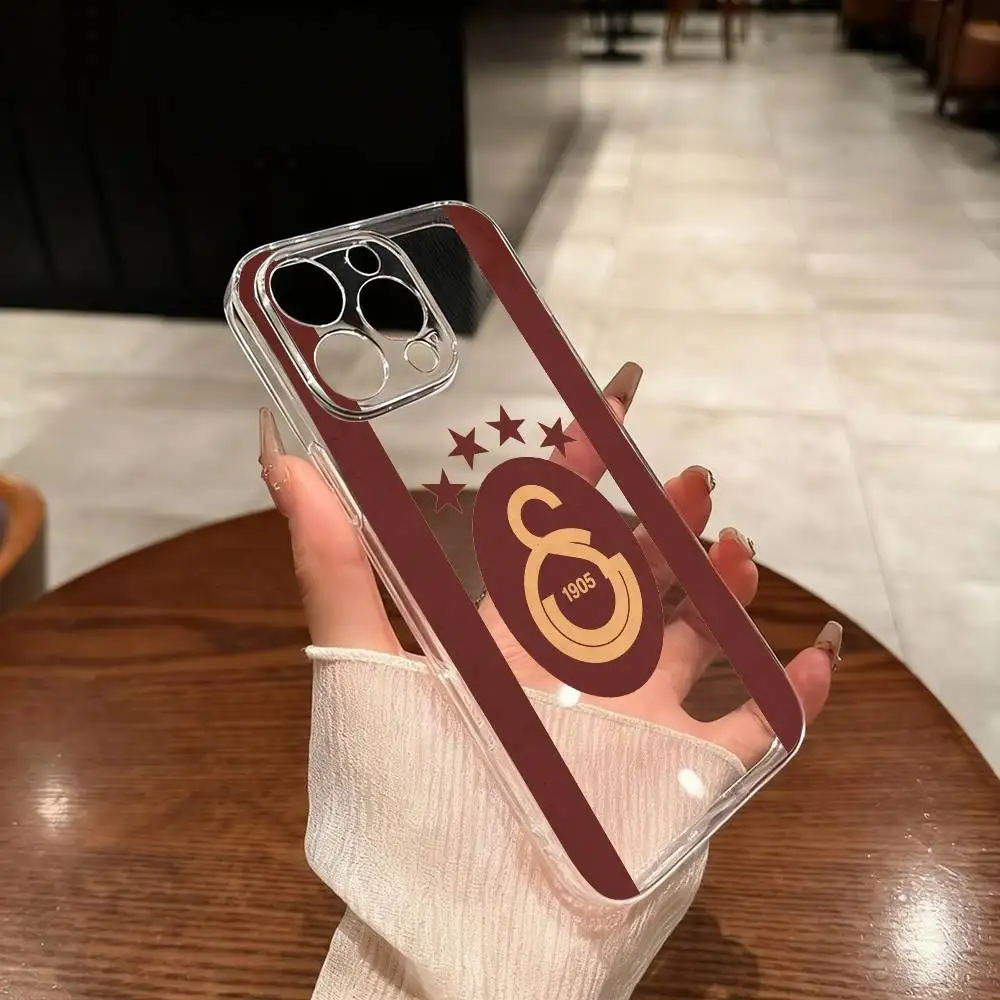

GS GalatasarayS-S Printing Phone Case For iPhone 17 16 15 14 13 12 11 Mini Pro Max Plus Transparent Cover