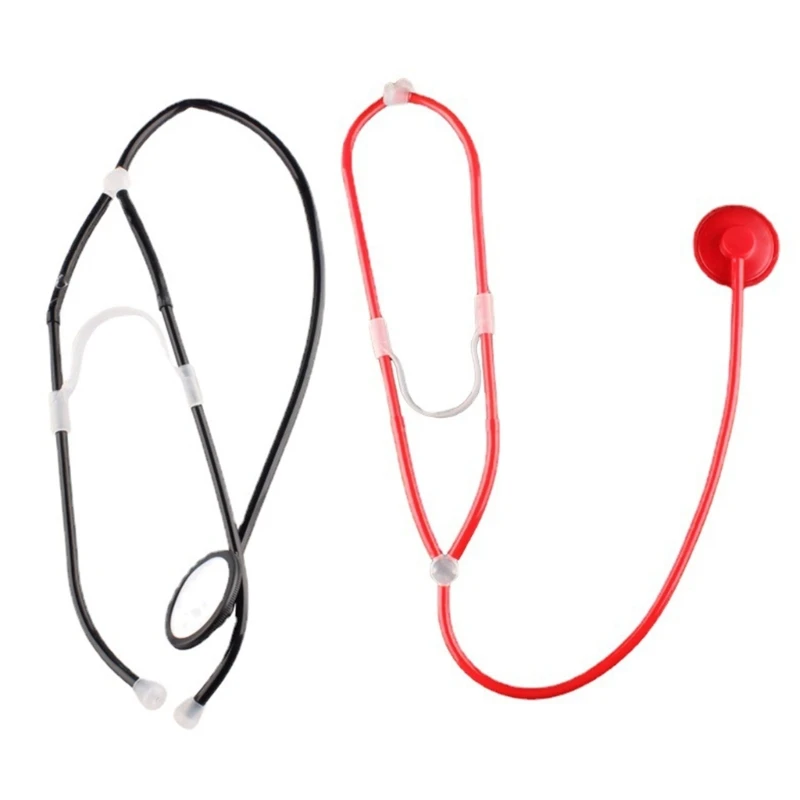 Toy Stethoscope with Heartbeats Detector Ear Plugs, Toy Stethoscope for Halloween Doctors Nurses Fancy Dress Up Costumes