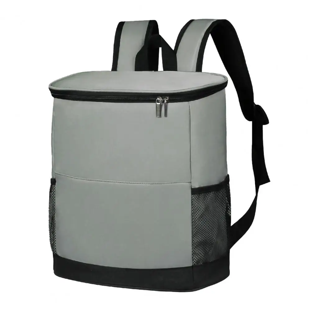 Portable Insulated Bag Drinks Backpack Capacity Leak-proof Insulated Cooler Bag with Zipper Closure for Camping Supplies