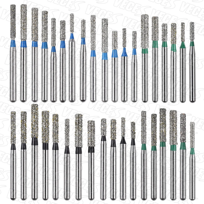 Sf tipo 10 pçs dental fg diamante burs dental de alta velocidade handpiece burs dental diamante burs 1.6mm haste