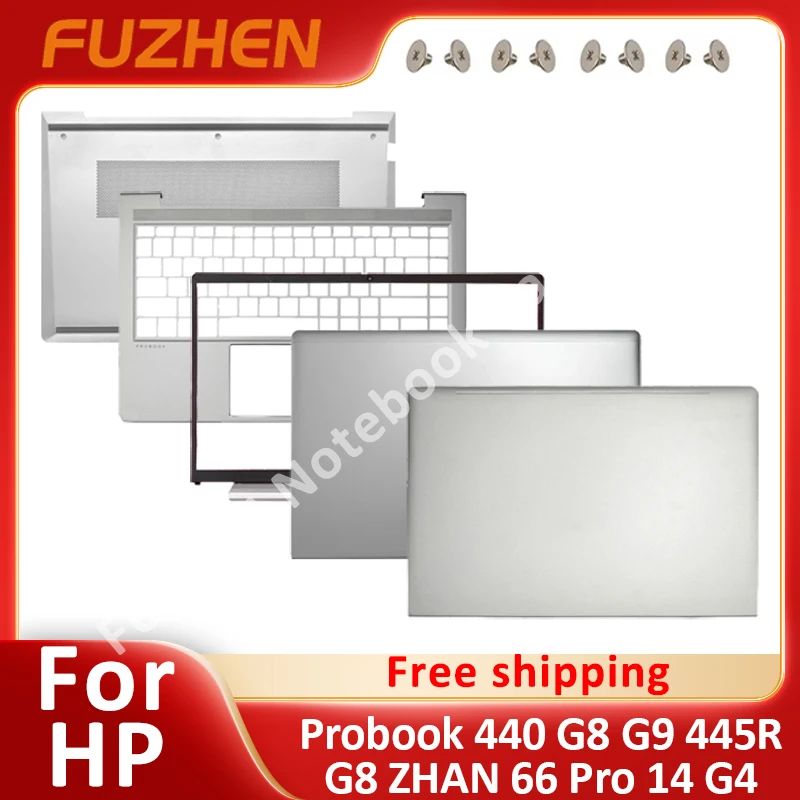 NEW Replace Laptop Case For HP Probook 440 G8 G9 445R G8 ZHAN 66 Pro 14 G4 LCD Back Cover Front Bezel Palmerst Lower Bottom Case