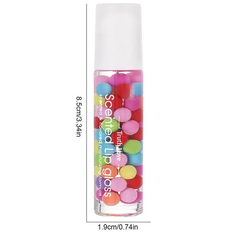 Aceite de labios Roll On para mujeres y niñas, aceite de labios hidratante multiusos, brillo de labios lindo, aceite de labios de larga duración, aceite de labios de boda de viaje