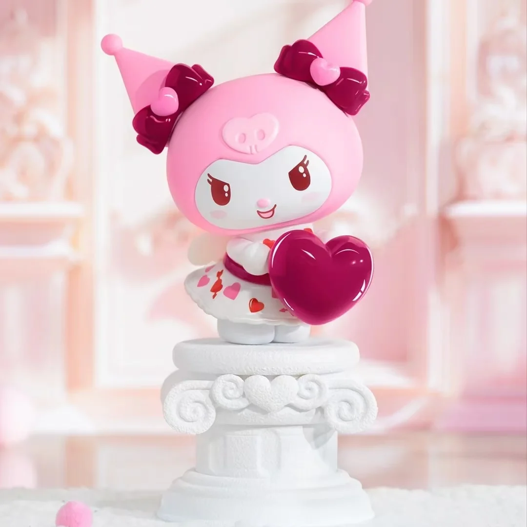 Genuine Sanrio Love Cupid 520 Limited Edition Blind Box Trendy Handmade Kuromi Doll Girl Gift Ornament Toy Valentine's Day Gift