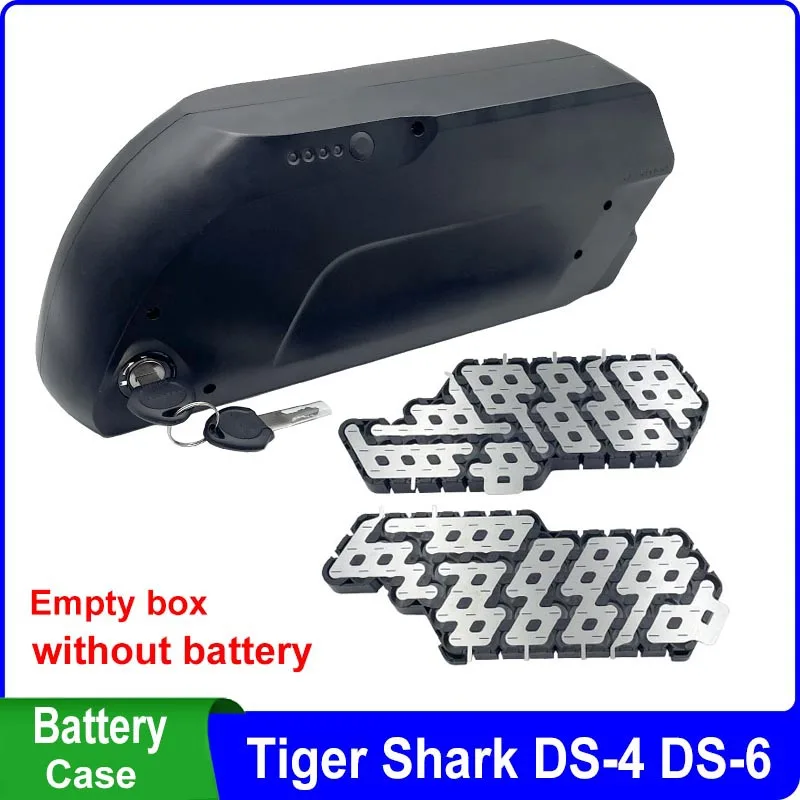 

DS6 DS4 Tiger Shark Battery Box DS-4 DS-6 36V 48V DS6 Case 10S 4P 6P 13S 3P 5P Nickel Strip 30A BMS For DIY Battery Pack