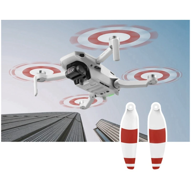 مروحة لطائرة DJI Mini 2 بدون طيار ، دعامة خفيفة الوزن ، استبدال شفرة ، قطع غيار جناح لمافيك ميني 2 ب ، 16 ،