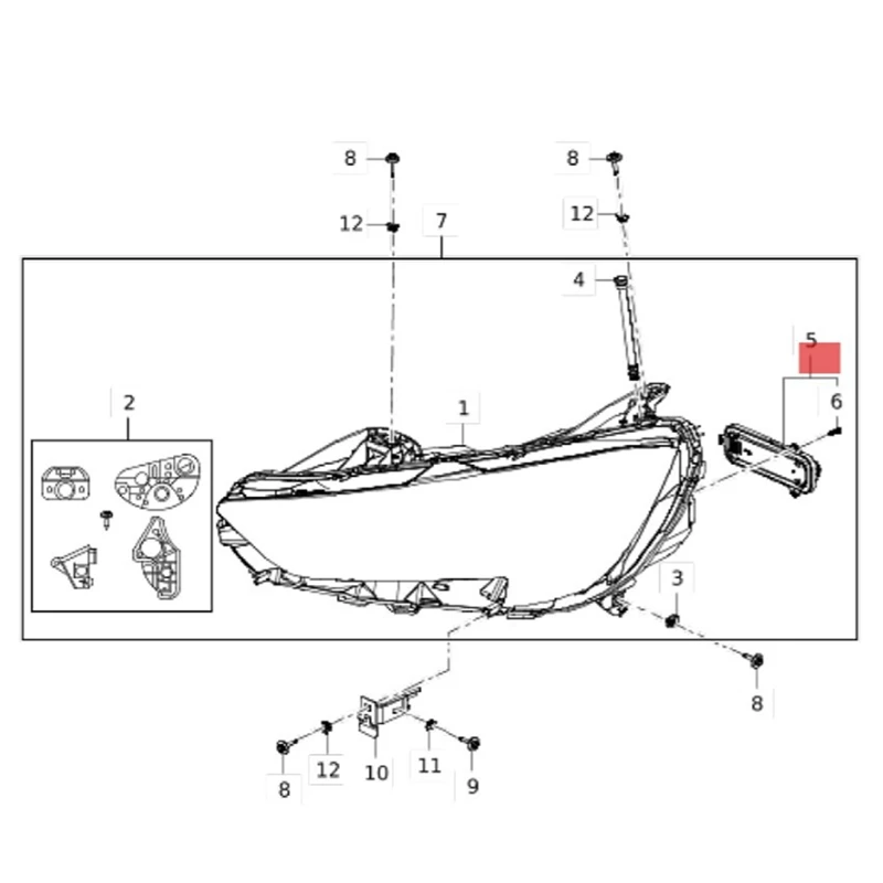 39218156 Car Headlight Driver Module LED Headlight Driver Module Daytime Running Light Source For Lacrosse Regal 2020-2021