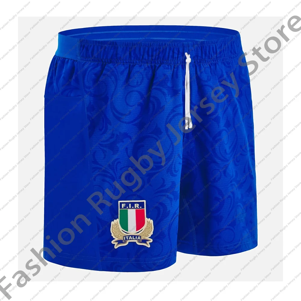 

2025 Italia Rugby Jersey Men Male Clothes Train T Shirt Pants Team Boys Tee Teenager Home Away Top Sportswear Trousers Shorts