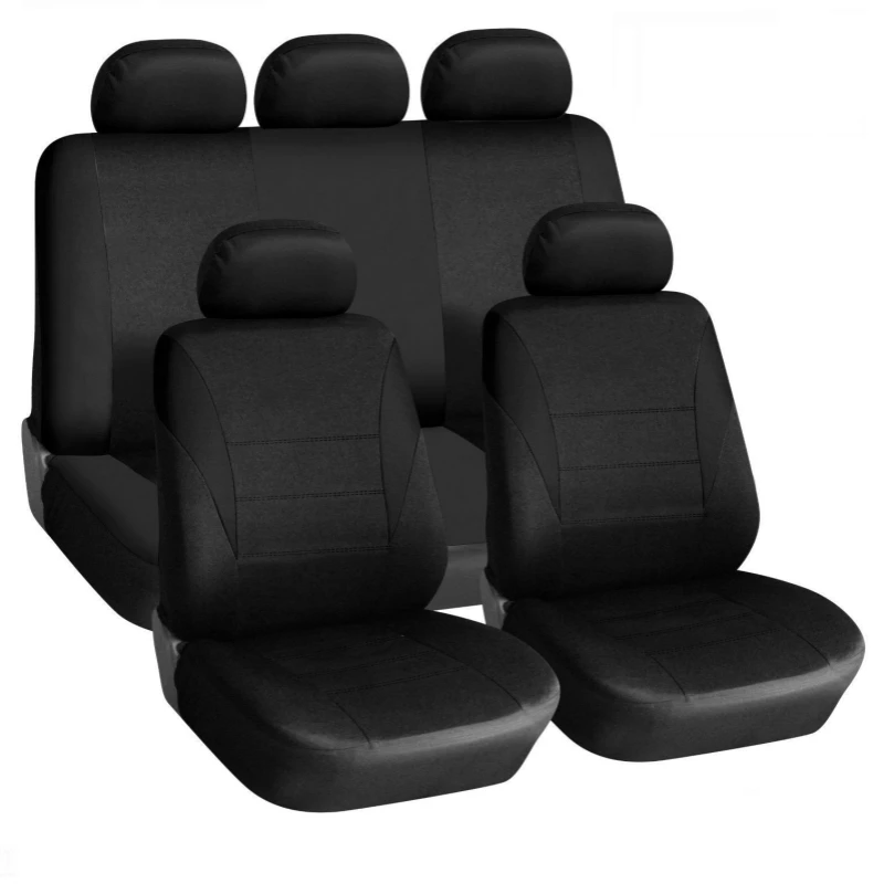 Car Seat Covers Full Set Universal Breathable Fabric for Interior Accessories for Trucks Van and SUV Seat Protection Cover