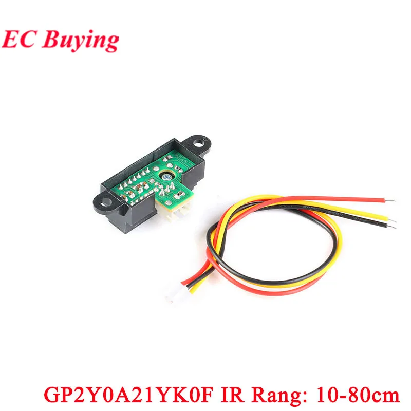 GP2Y0A02YK0F 20-150cm GP2Y0A21YK0F 10-80cm GP2Y0A41SK0F 4-30cm GP2Y0E03 4-50cm GP2Y0A51SK0F 2-15cm IR Infrared Ranging Sensor