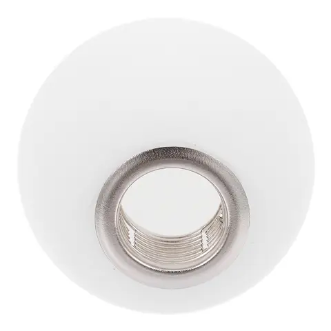 G9 abajur de vidro fosco branco leitoso bola redonda esfera sombra elegante substituição para lâmpadas pendentes luzes teto