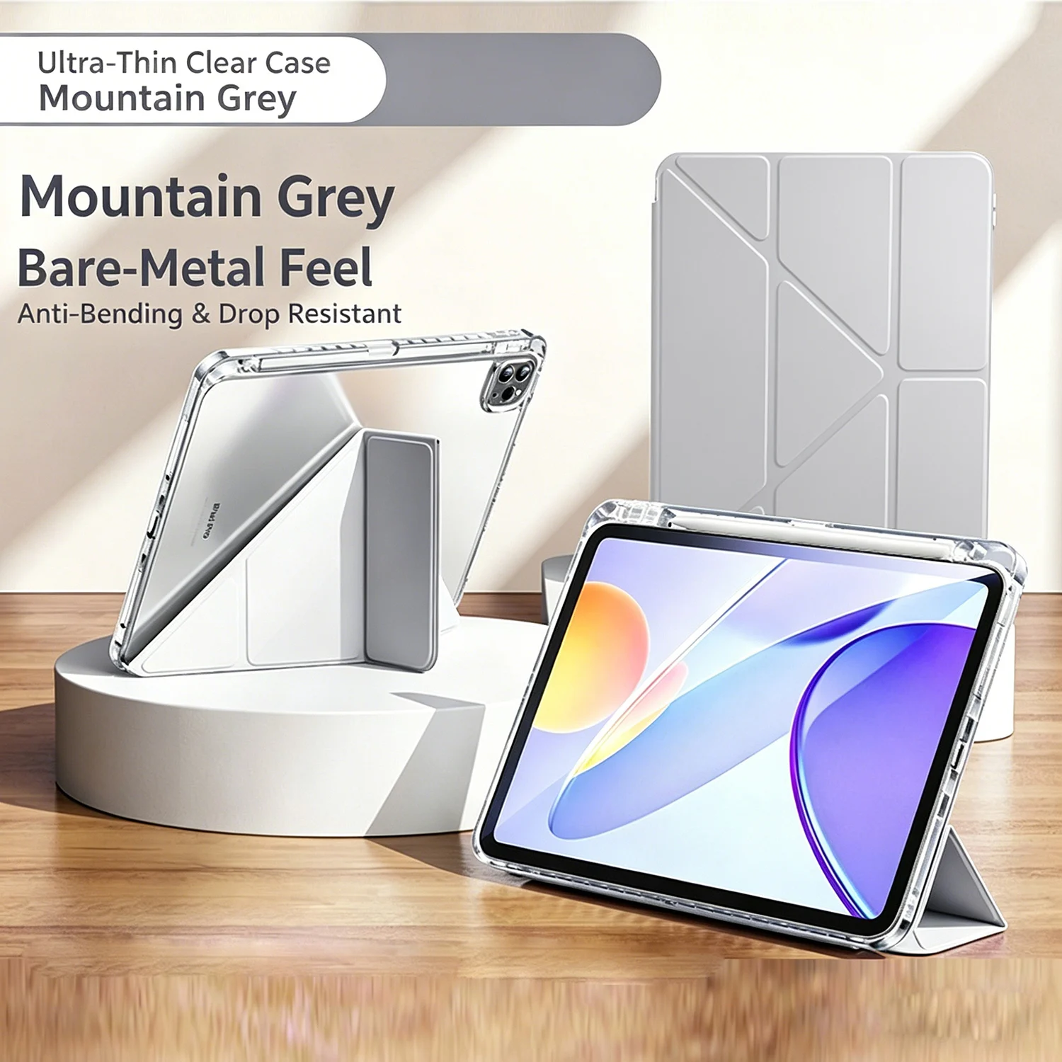Hülle für iPad Air Pro Mini 8.3 9.7 10.2 10.9 11 12.9 13 (A16) 11. 10. 9. 8. 7. 6. 5. Generation Magnetische Flip-Smart-Cover – Detail 2