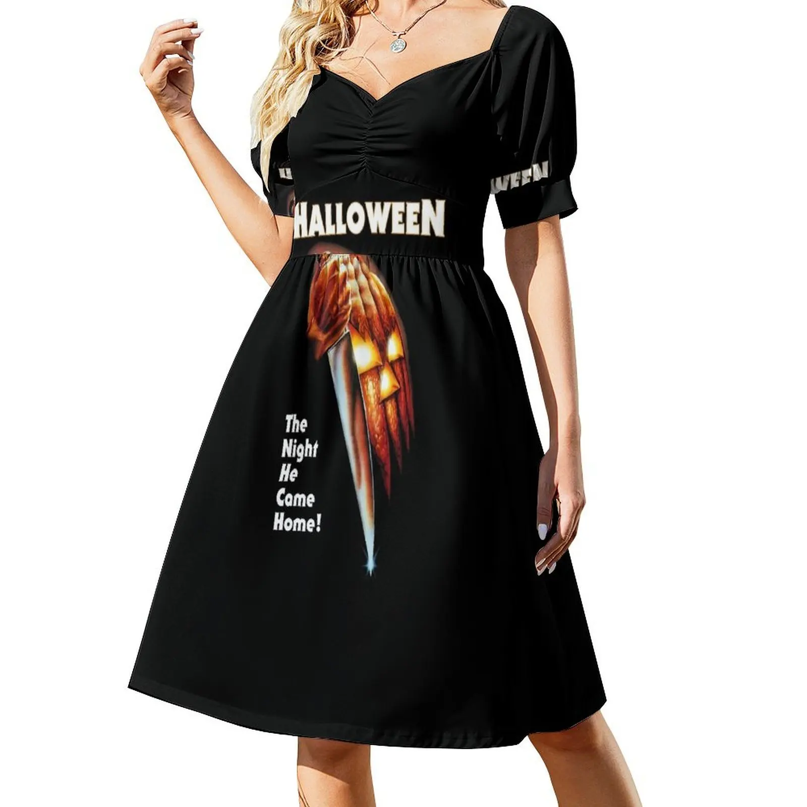

HALLOWEEN Short-Sleeved Dress wedding guest dress 2025 women long dresses