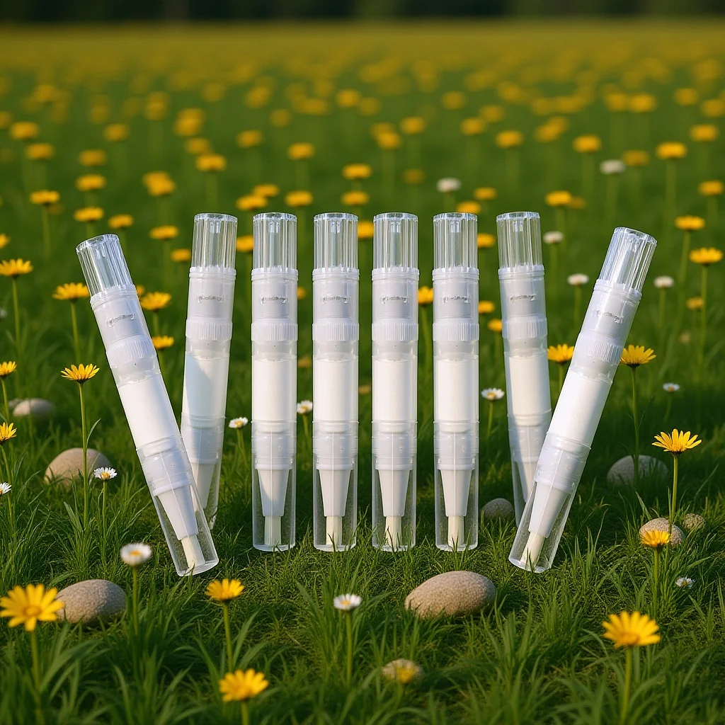 

10pcs Empty Essential Oil Pens Cuticle Oil Pen Nail Nutrition Applicator Lip Gloss Container Brush Pen For Nail Polish Perfume