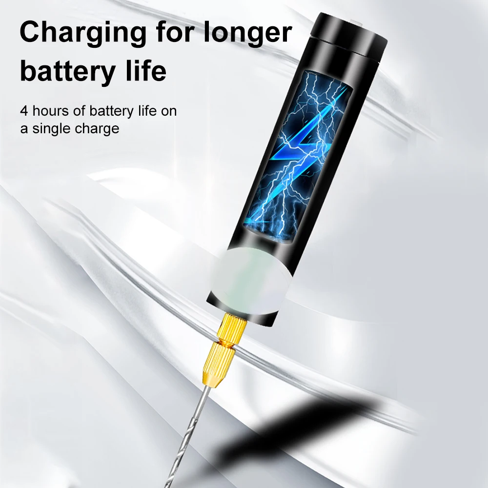 휴대용 미니 전기 드릴 DIY 전기 USB 전기 드릴 도구, 에폭시 송진 쥬얼리 제작, 나무 공예 조각 펜 도구