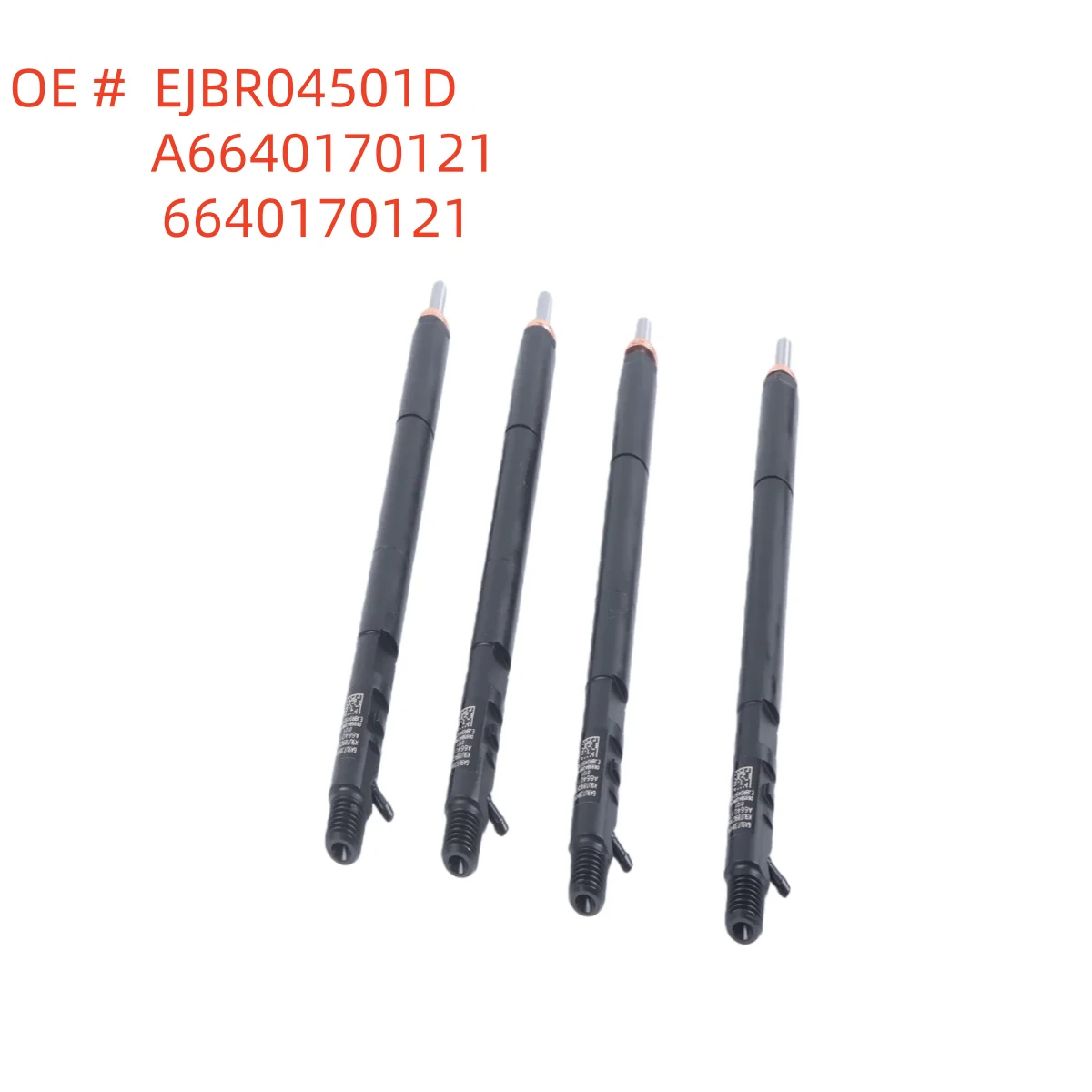 

High Quality New 4pcs/set EJBR04501D A6640170121 6640170121 Diesel fuel injector For Shuanglong Kailong Actyon 2.0 Xdi
