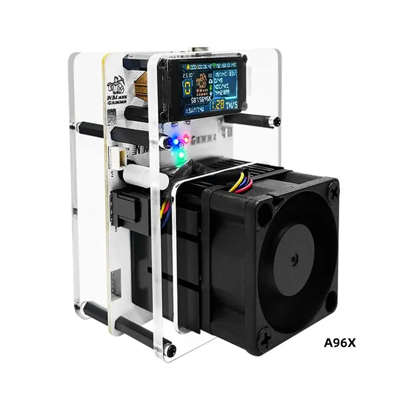 

1.14 In Display Bitaxe Gamma601 Solo Miner 1.2TH/S BM1370 Asic Chip 20W 2.4G Wifi Open System BTC Lotterys Miner