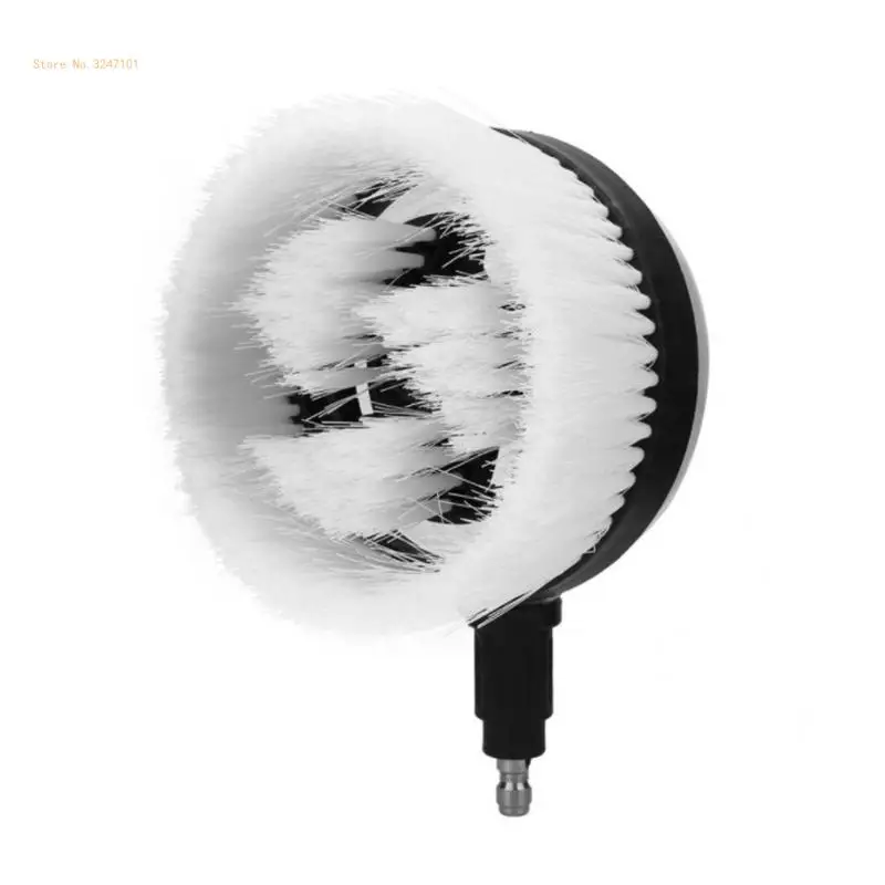 

Soft Hair Car Cleaning Brush 360° Fan Shaped For High Pressure Water 1/4 Quick Connector Used for Home Cleaning Dropship