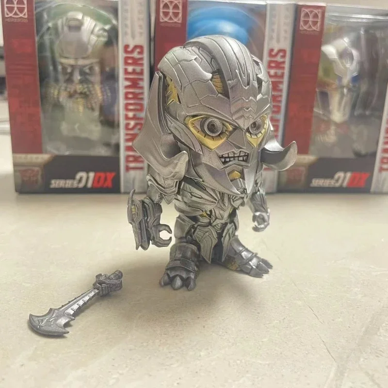 Hasbro Transformers 5 ostatni rycerz Q Megatron 4 ′′ nieruchoma wojskowa figurka figurki zabawki dla dzieci urodziny prezenty