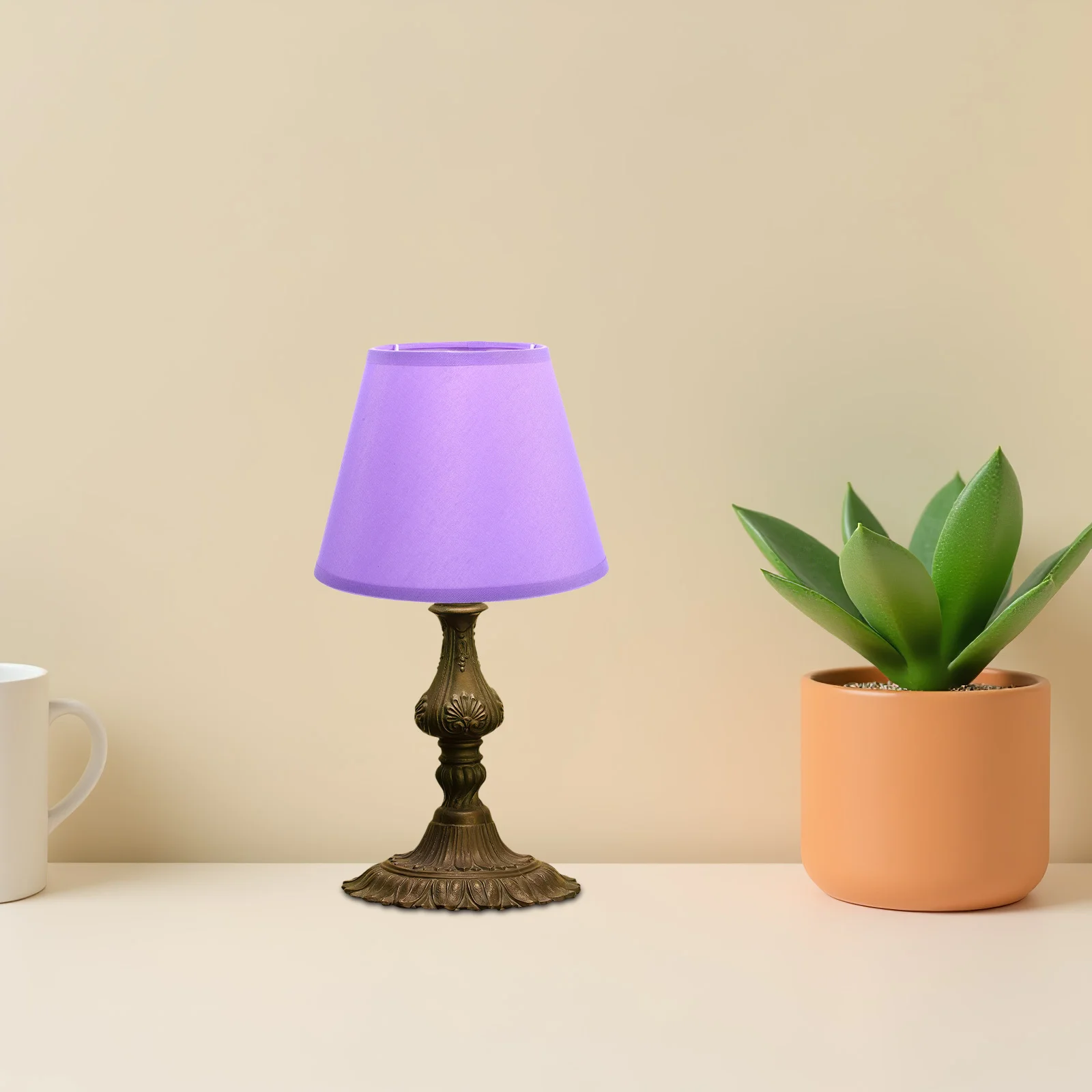 

Cloth Lamp Shade Replacement for Desk Table Floor Lamp Light Cover Bedside Household Modern Simple Linen Decorative Shade