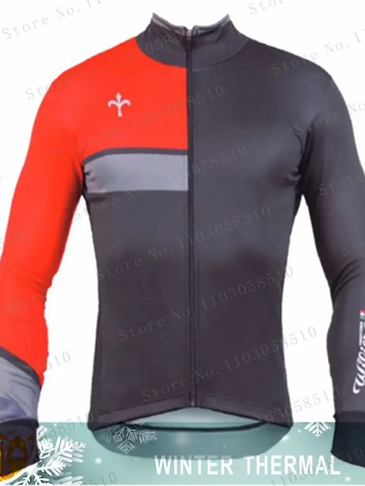 AliExpress MENWlller Winter Thermal Fleece Bicycle Long Sleeve Cycling Jersey Men Clothing Pro Team Outdoor Bike Clothing Ropa Ciclismo