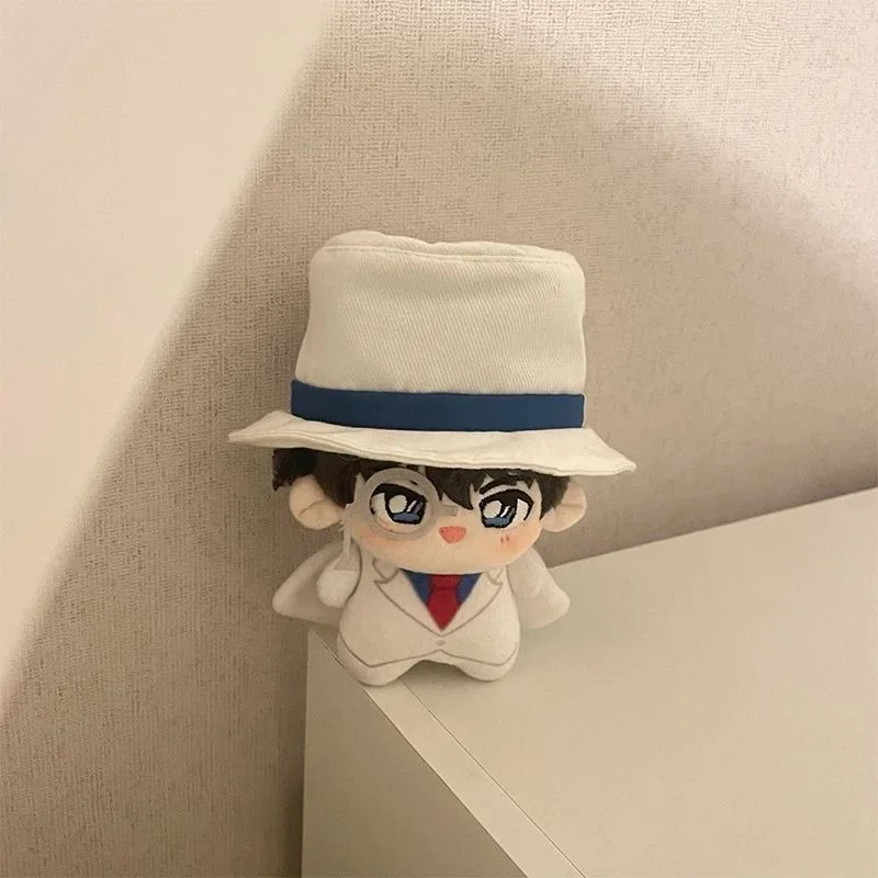 

Detective Conan Anime Kaito Kid 10cm Starfish Plush Doll Kaito Kurobo Cute Cotton Figure Collectible Bed Desk Decor Gift