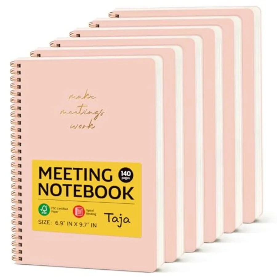 

of Meeting Notebook for Work Organization - Work notebook with action items, Meeting Minutes Planner Notebook, Perfect Office S