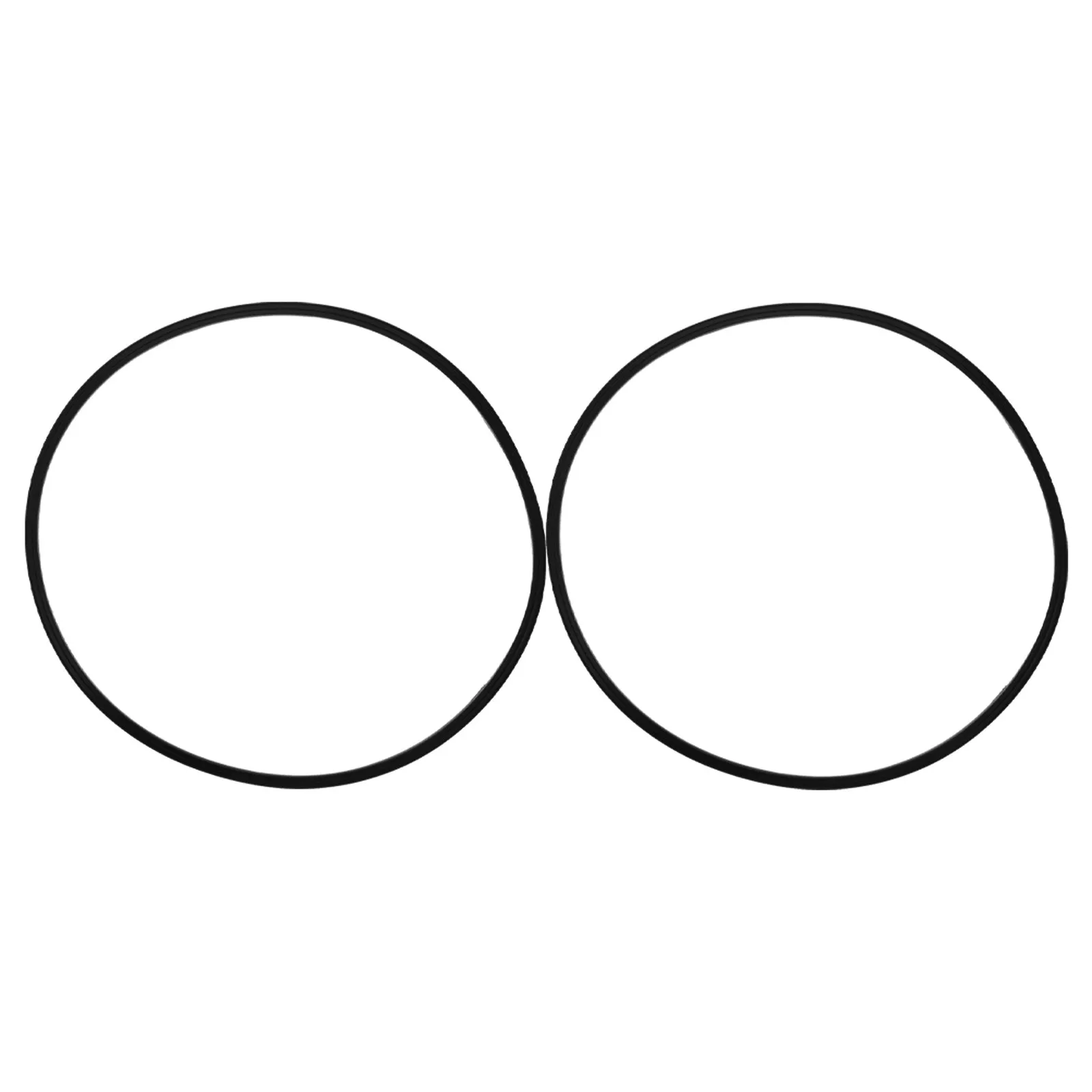 2Pcs Nylon Bar Stool Base Ring Round Floor Protection Gasket Antislip Leg Protector for Furniture Chair Table Salon Barber Stool