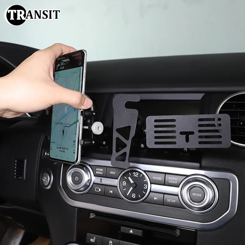 

Для Land Rover Discovery 4 LR4 2010 2011 2012 2013 2014 2015 2016 держатель для мобильного телефона из алюминиевого сплава автомобильный GPS-кронштейн аксессуары