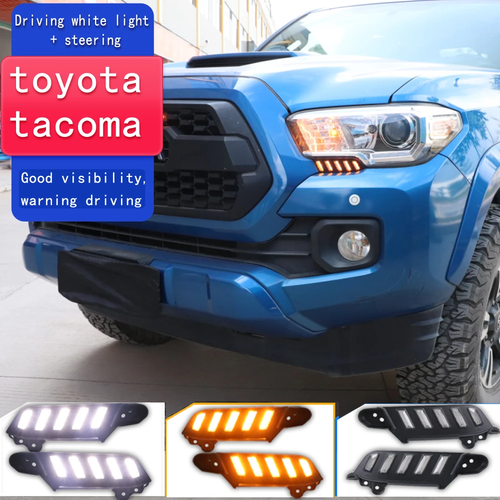 

Led Daytime Running Light Fog Lamp for Toyota Tacoma DRL 2016 2017 2018 2019 2020 -2022 Bumper Driving White Yellow Waterproof
