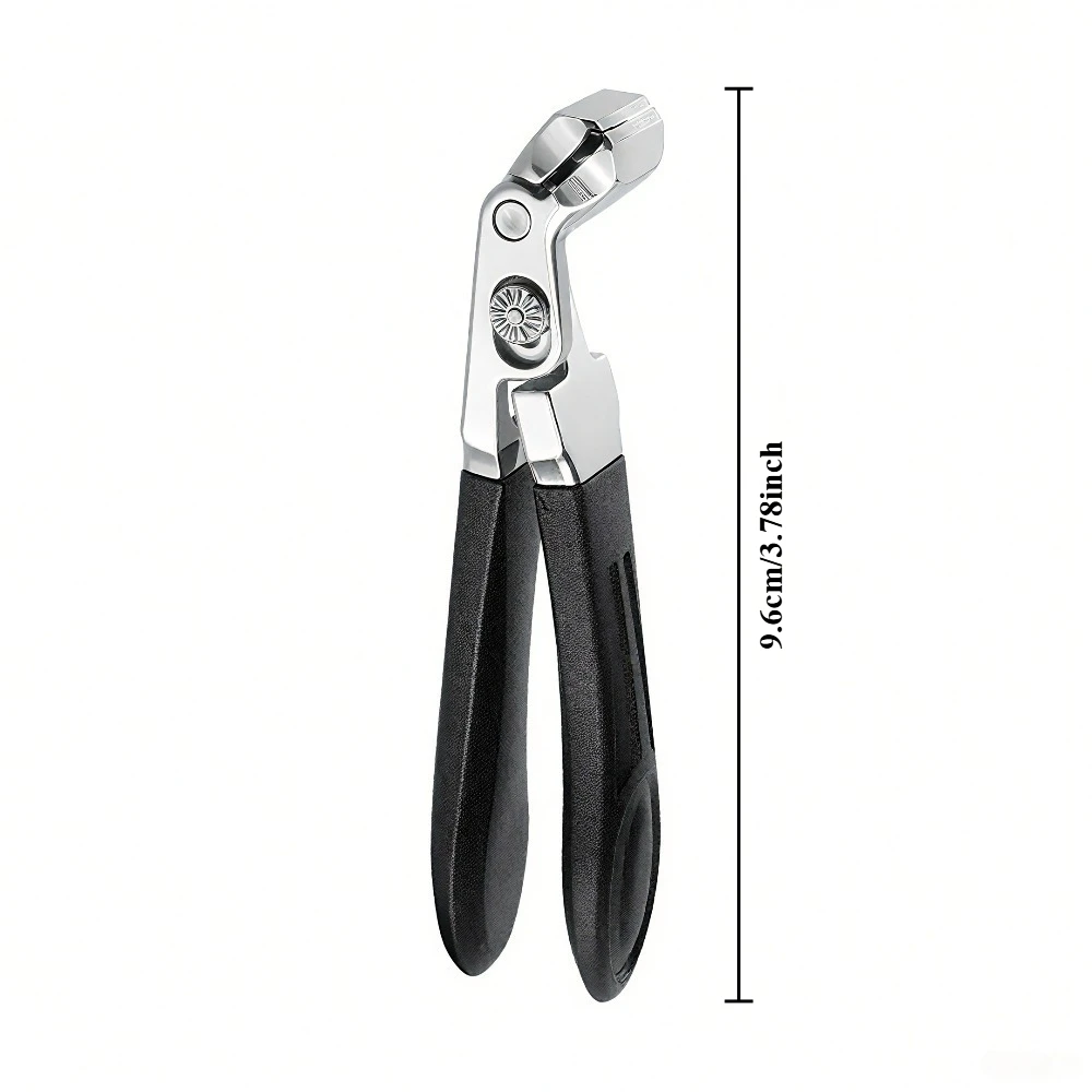 Profesjonalne obcinaczki do paznokci z długą rączką, przecinak do paznokci, szczypce tnące pod kątem, nożyczki do paznokci, nożyczki do paznokci u stóp, narzędzie.