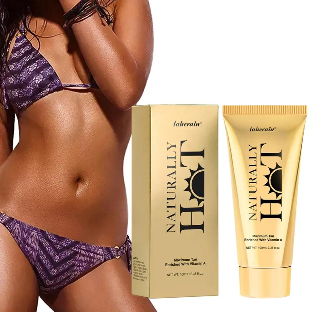 

100ml Body Self Tanning Mousse Fake Tan Bronze Skin Mousse Natural Self Quick Body Tanner Tanning Body Face Sunless Bronzer E6L8