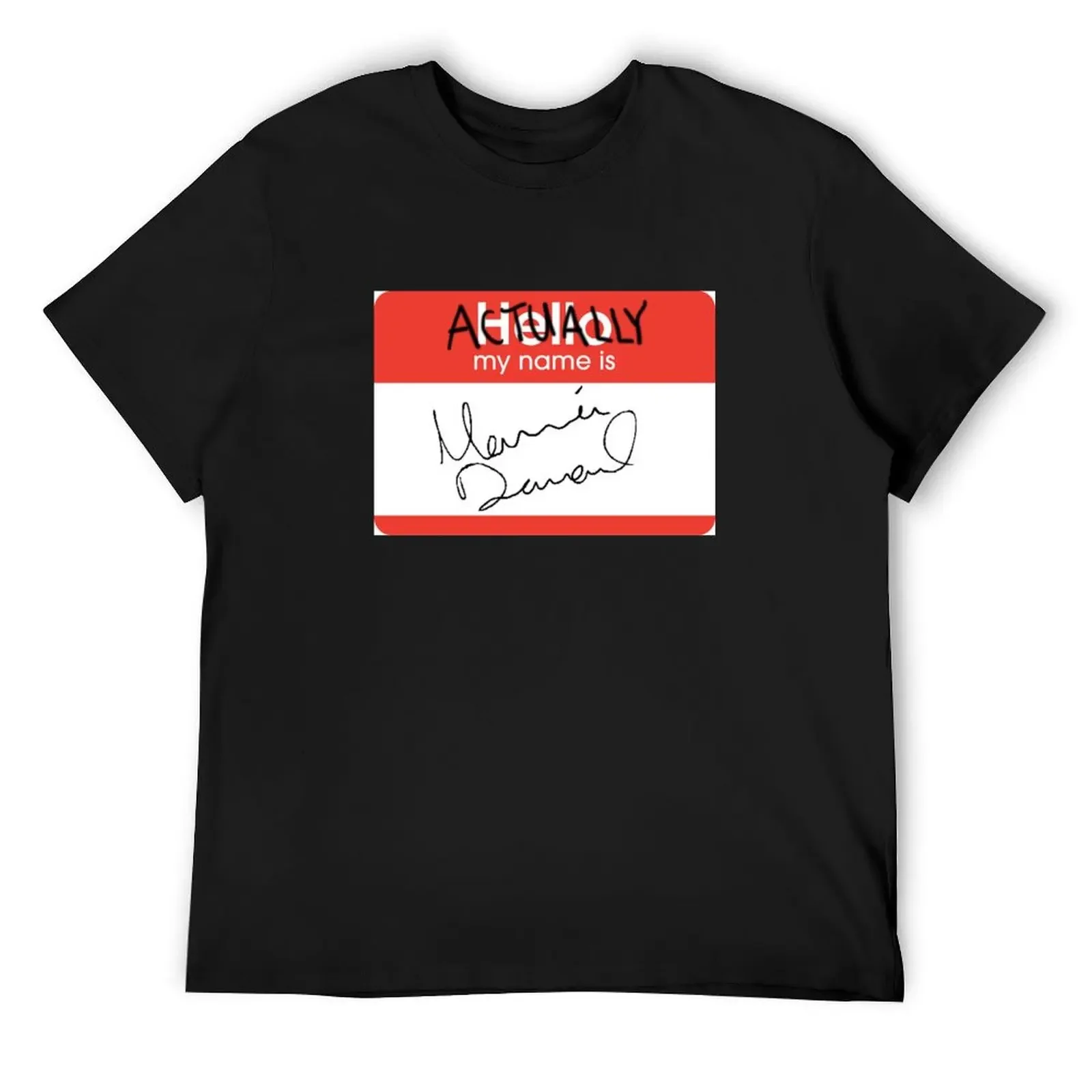 

Actually, My Name's Marina T-Shirt for a boy Luxury man vintage t shirt men