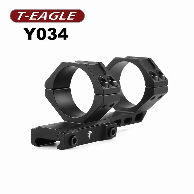 

T-EAGLE Tactical Aluminum Scope Mount 34MM Ring Suit 20mm Picatinny Weaver Rail for Hunting