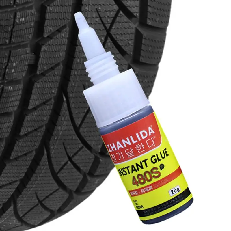 

Tire Repair Glue | Black Strong Adhesive Car Rubber Repair Tire Glue | 480s Waterproof Leather Glue Car Window Speaker Seal Tire