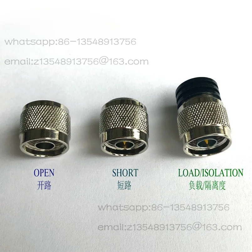 N-Type DC-6GHz RF Calibration Kit, Open-Circuit Short-Circuit Load Network Sub-Test Kit 3-piece set