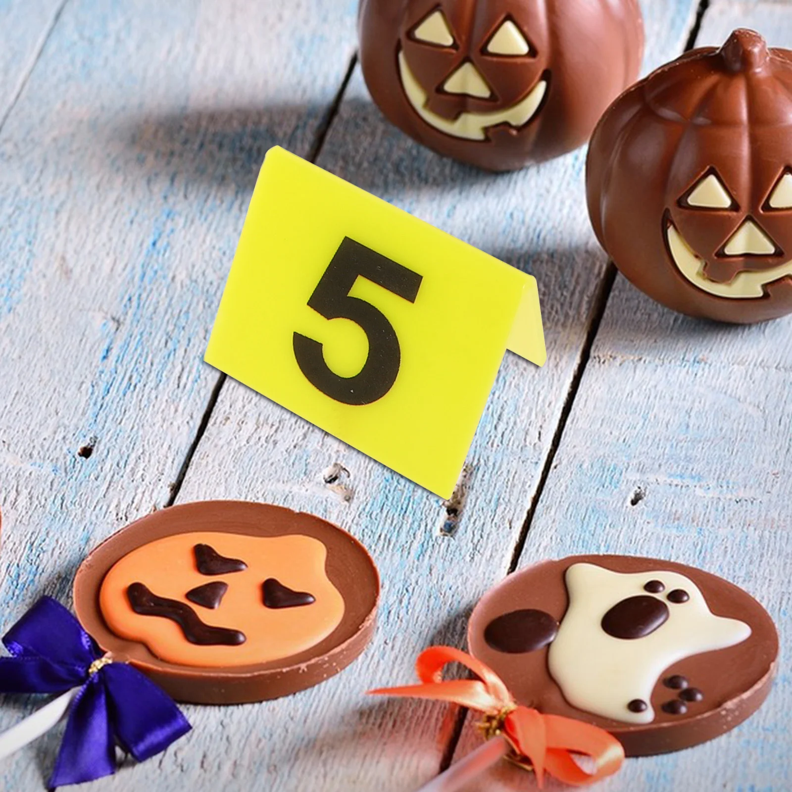 10개 증거 표시기 1-10 아크릴 테이블 텐트 범죄 현장 장식 할로윈 파티 소품 재사용 가능한 다기능 번호 표시판