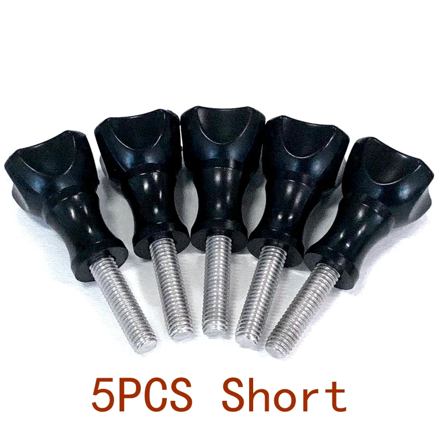 Original สั้นยาวแป้นหมุนแหวนน็อตสกรูสำหรับ Gopro Hero 3 3 + 4 5 6 7 8 9 10 11 session Fusion เคสกล้องแอ็คชั่นที่อยู่อาศัย