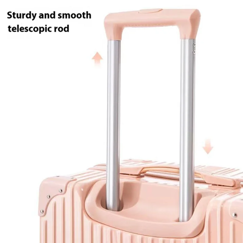 20/24/26 بوصة ريترو ستايل حقيبة سفر مكافحة قطع النسيج ABS الأمتعة مع سعة كبيرة تخزين عجلات دوارة هادئة ل TripA