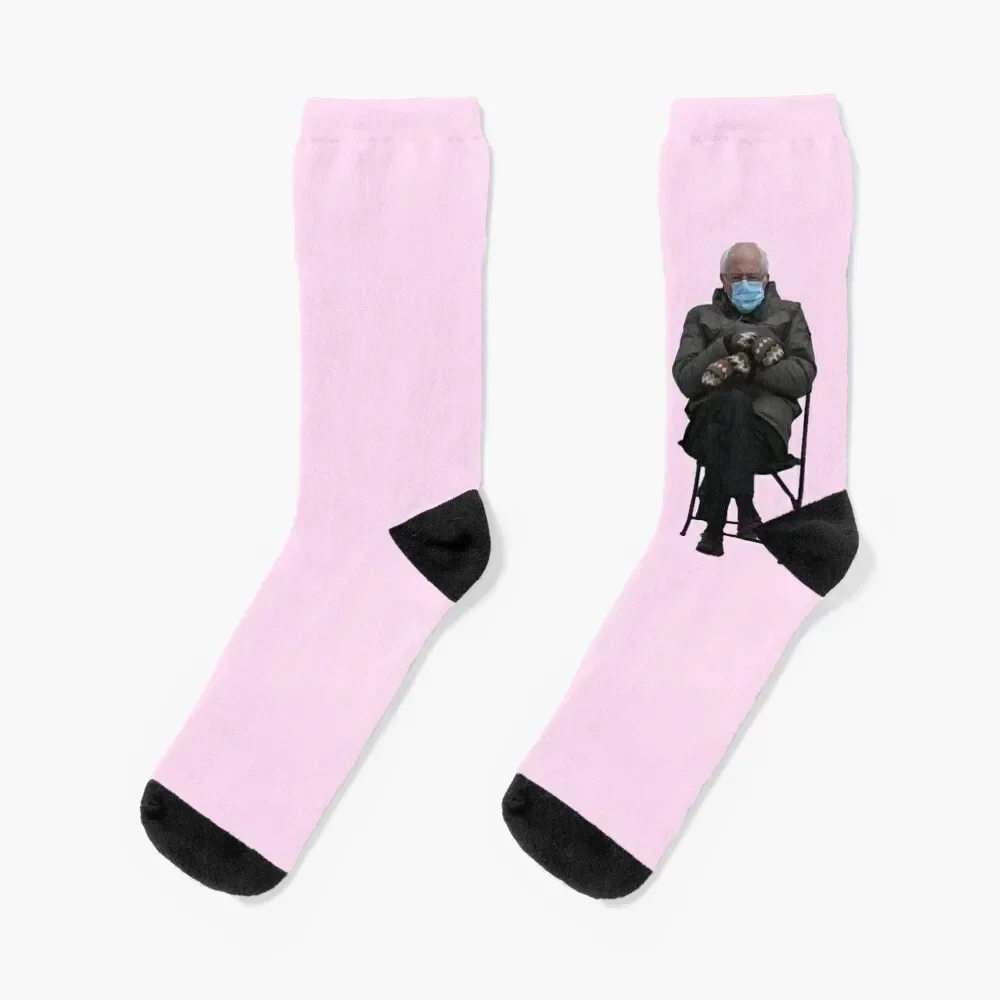 

bernie meme Socks happy Hiking boots crazy cotton Socks Men's Women's